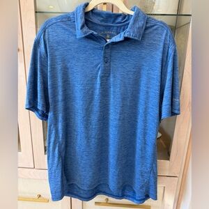 G.H. Bass & Co. Men’s Heather Blue Polo
